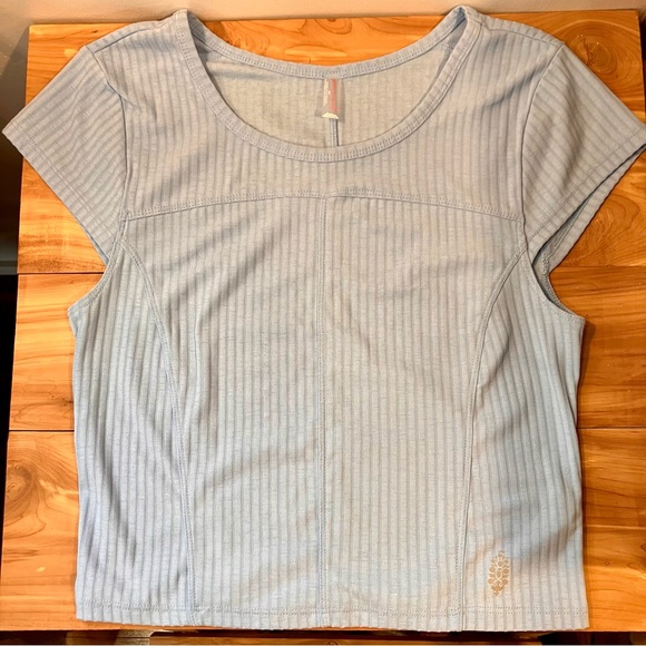 FREE PEOPLE MOVEMENT TEMPO RIBBED BABY TEE - Picture 6 of 11